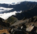 <span class='dscr'>widok ze szczytu Yari-ga-take 3180m npm - Alpy Japońskie</span>